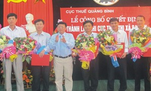  Quảng Bình: Thành lập Chi cục Thuế thị xã Ba Đồn 